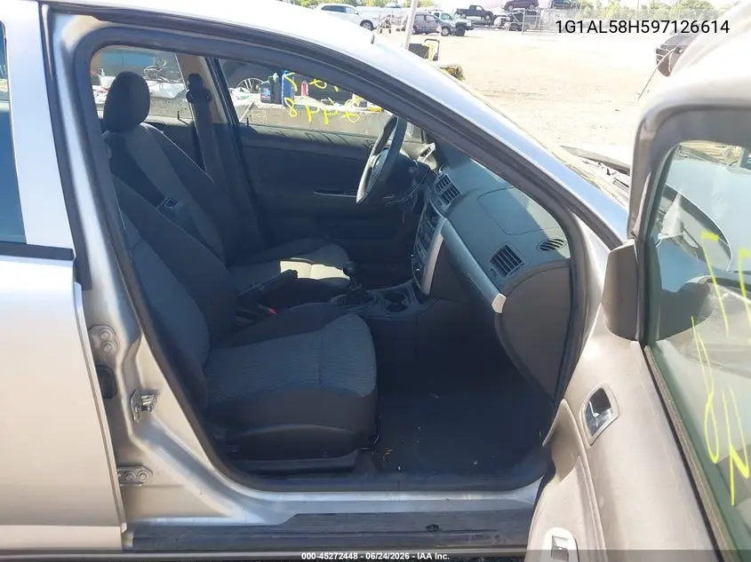 2009 Chevrolet Cobalt Lt VIN: 1G1AL58H597126614 Lot: 45272448