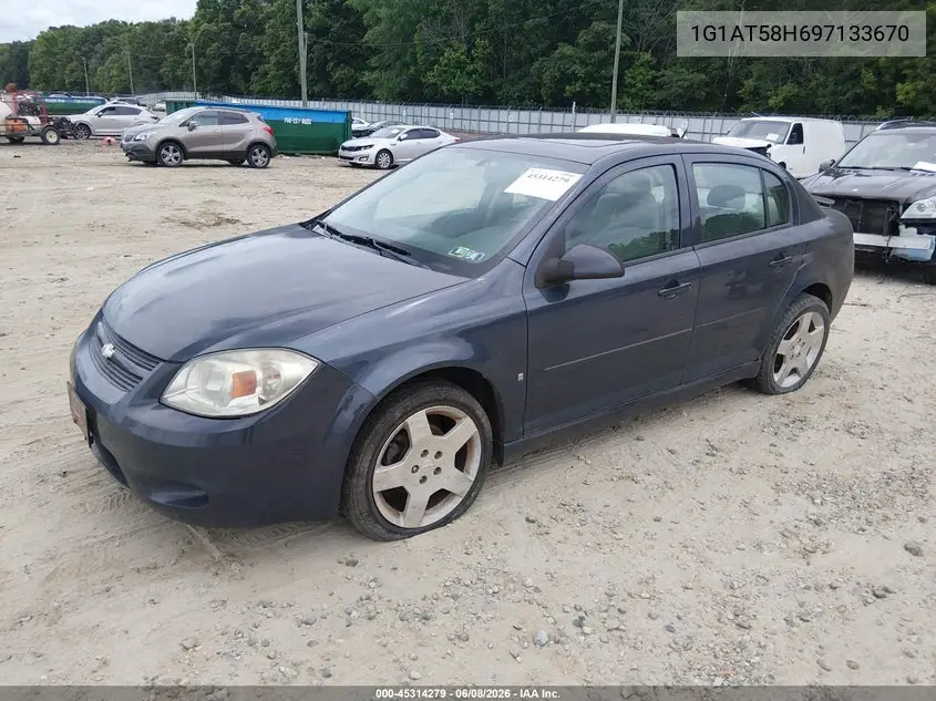 2009 Chevrolet Cobalt Lt VIN: 1G1AT58H697133670 Lot: 45314279