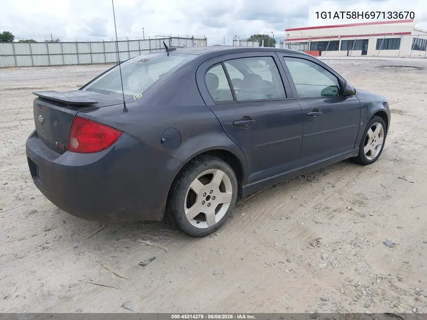 2009 Chevrolet Cobalt Lt VIN: 1G1AT58H697133670 Lot: 45314279