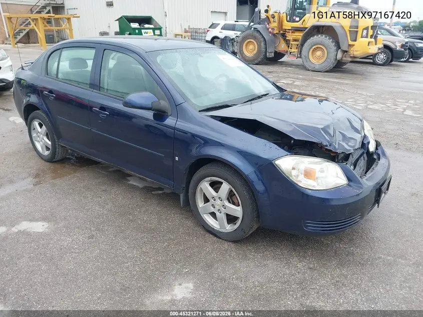 2009 Chevrolet Cobalt Lt VIN: 1G1AT58HX97167420 Lot: 45321271