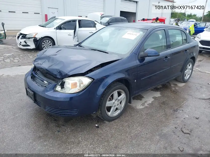 2009 Chevrolet Cobalt Lt VIN: 1G1AT58HX97167420 Lot: 45321271