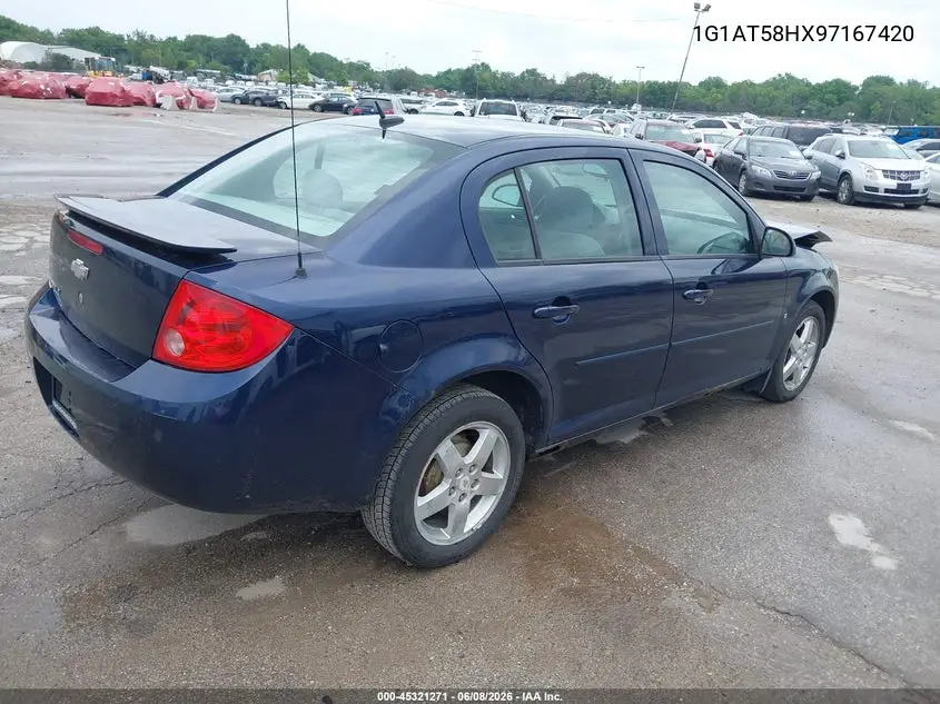 2009 Chevrolet Cobalt Lt VIN: 1G1AT58HX97167420 Lot: 45321271