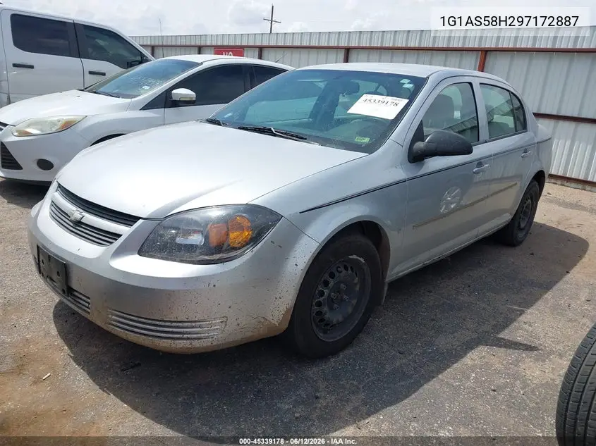 2009 Chevrolet Cobalt Ls VIN: 1G1AS58H297172887 Lot: 45339178