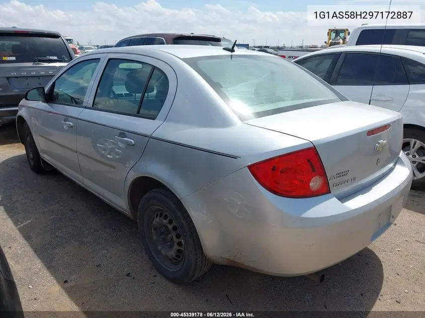 2009 Chevrolet Cobalt Ls VIN: 1G1AS58H297172887 Lot: 45339178