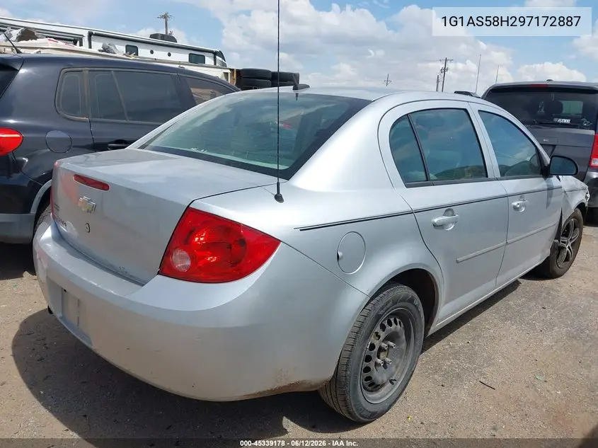 2009 Chevrolet Cobalt Ls VIN: 1G1AS58H297172887 Lot: 45339178