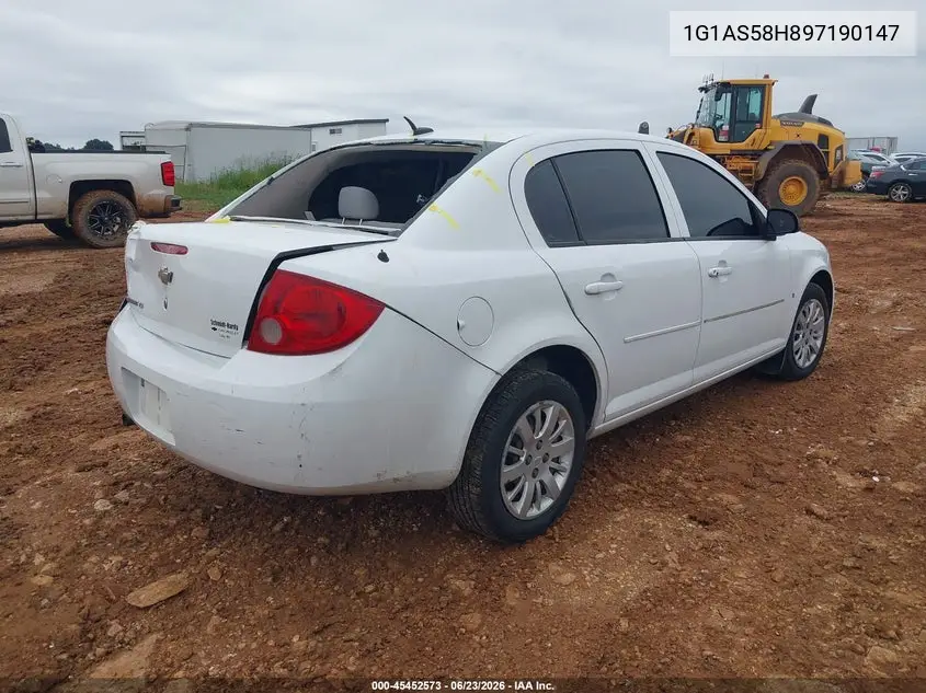 2009 Chevrolet Cobalt Ls VIN: 1G1AS58H897190147 Lot: 45452573