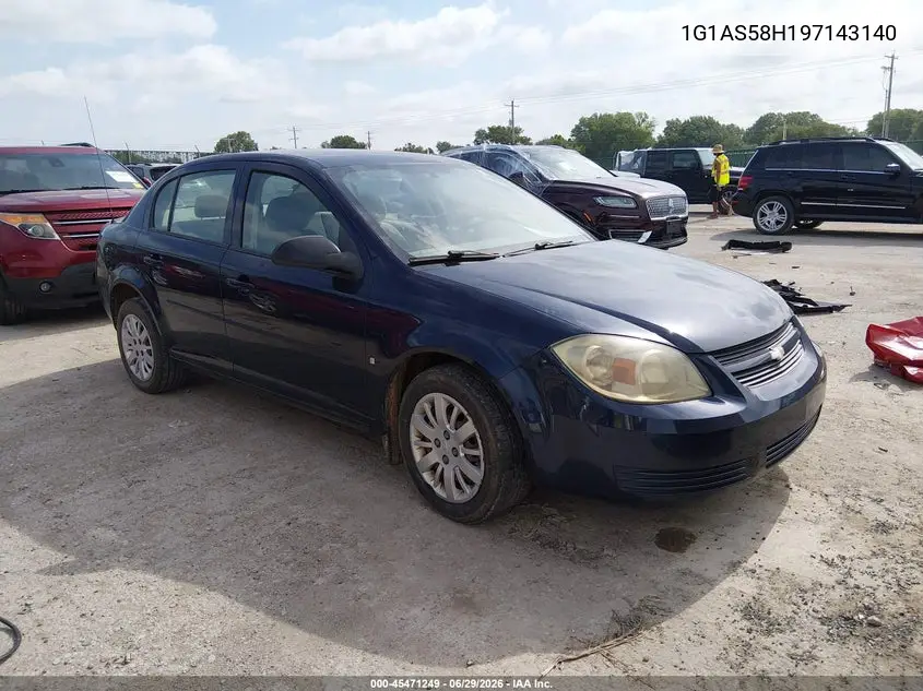 2009 Chevrolet Cobalt Ls VIN: 1G1AS58H197143140 Lot: 45471249