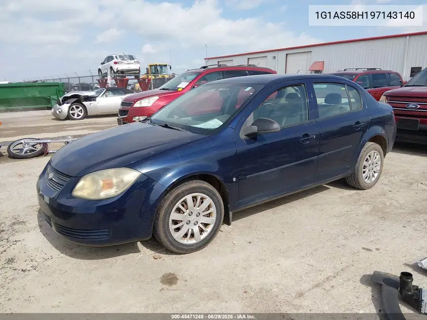 2009 Chevrolet Cobalt Ls VIN: 1G1AS58H197143140 Lot: 45471249