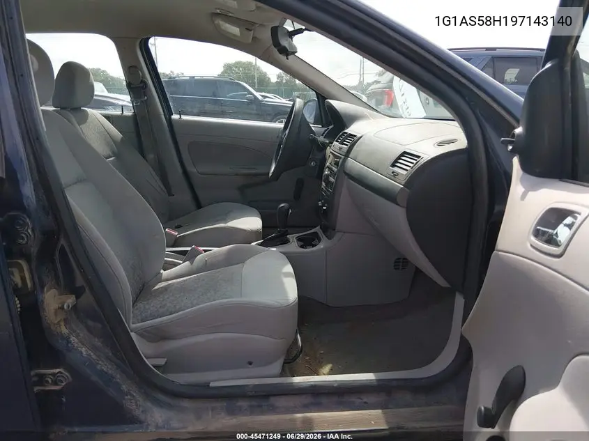 2009 Chevrolet Cobalt Ls VIN: 1G1AS58H197143140 Lot: 45471249
