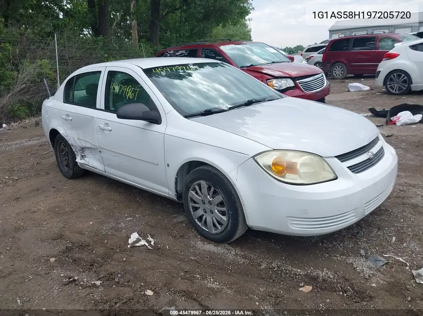 2009 Chevrolet Cobalt Ls VIN: 1G1AS58H197205720 Lot: 45479967
