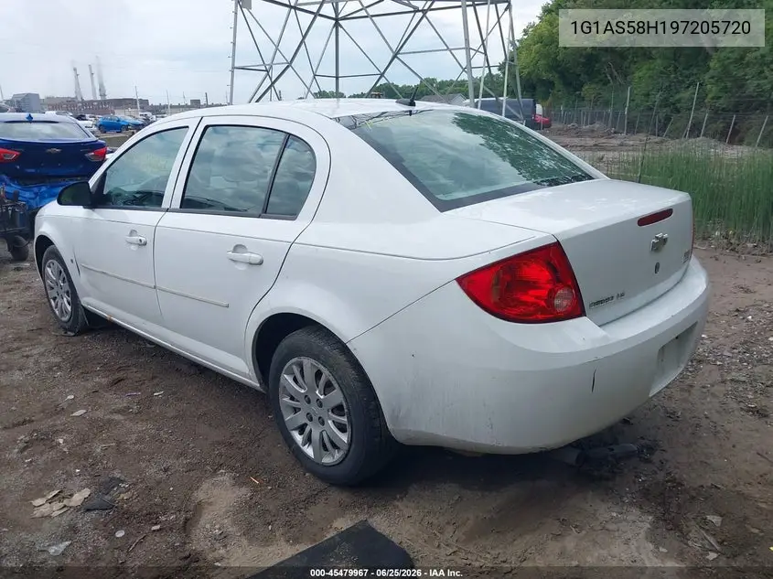 2009 Chevrolet Cobalt Ls VIN: 1G1AS58H197205720 Lot: 45479967