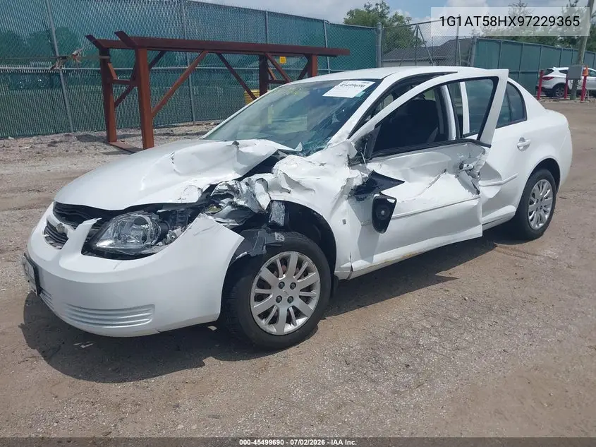 2009 Chevrolet Cobalt Lt VIN: 1G1AT58HX97229365 Lot: 45499690