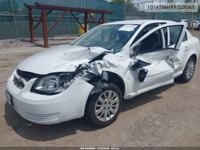 2009 Chevrolet Cobalt Lt VIN: 1G1AT58HX97229365 Lot: 45499690