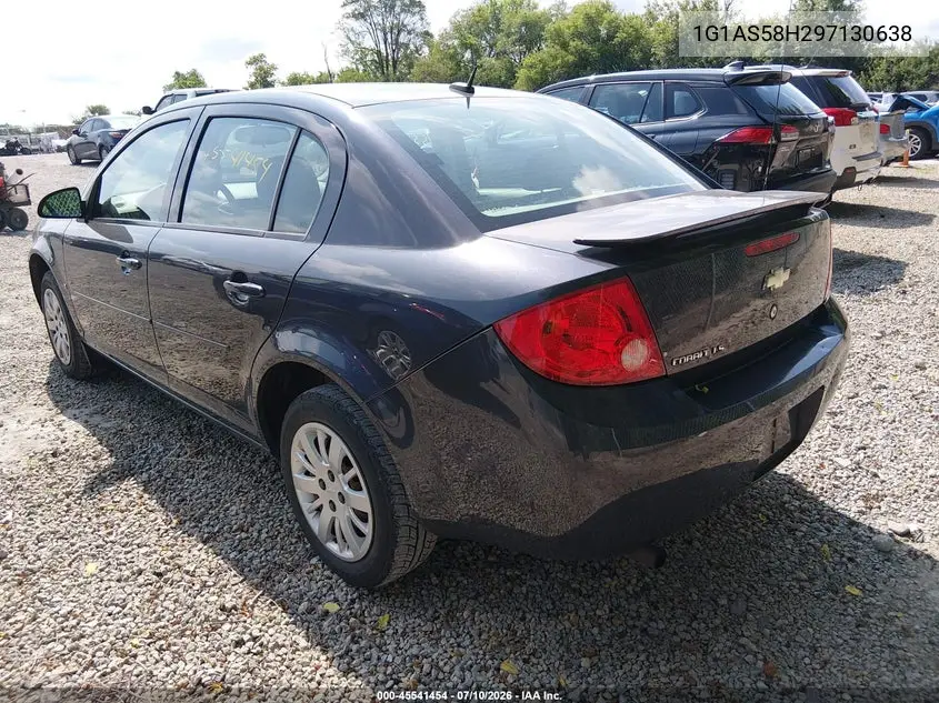 2009 Chevrolet Cobalt Ls VIN: 1G1AS58H297130638 Lot: 45541454