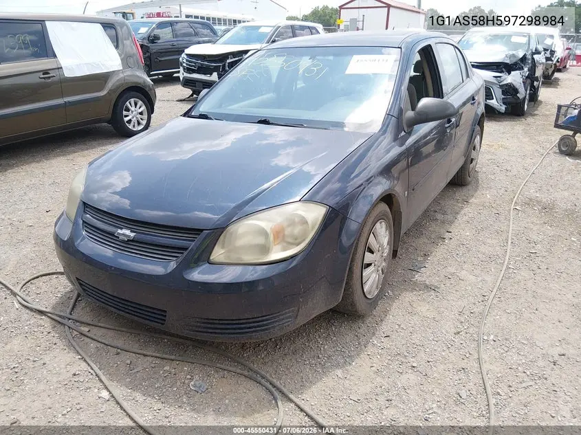 2009 Chevrolet Cobalt Ls VIN: 1G1AS58H597298984 Lot: 45550431