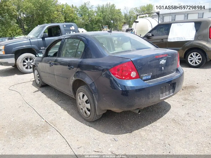 2009 Chevrolet Cobalt Ls VIN: 1G1AS58H597298984 Lot: 45550431