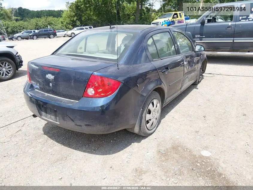 2009 Chevrolet Cobalt Ls VIN: 1G1AS58H597298984 Lot: 45550431