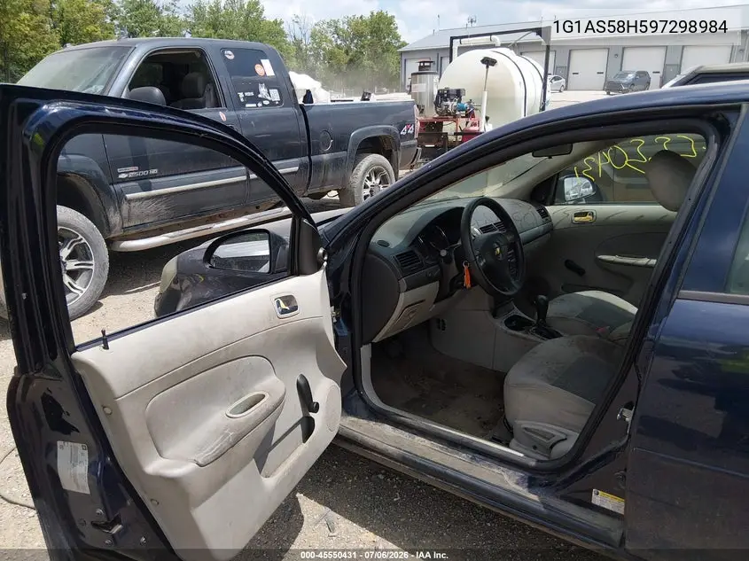 2009 Chevrolet Cobalt Ls VIN: 1G1AS58H597298984 Lot: 45550431