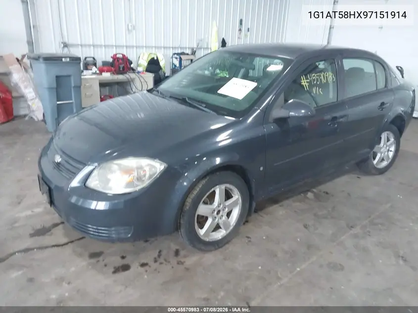 2009 Chevrolet Cobalt Lt VIN: 1G1AT58HX97151914 Lot: 45570983