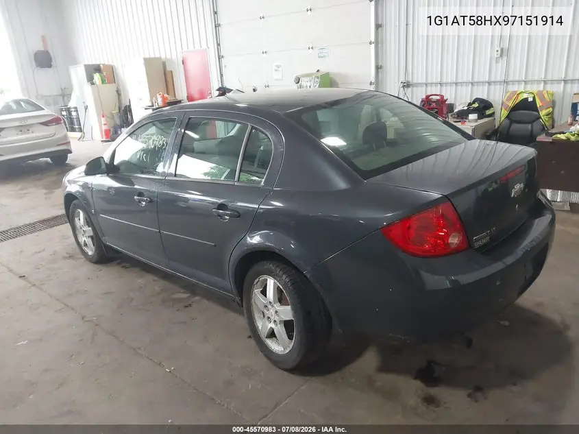 2009 Chevrolet Cobalt Lt VIN: 1G1AT58HX97151914 Lot: 45570983