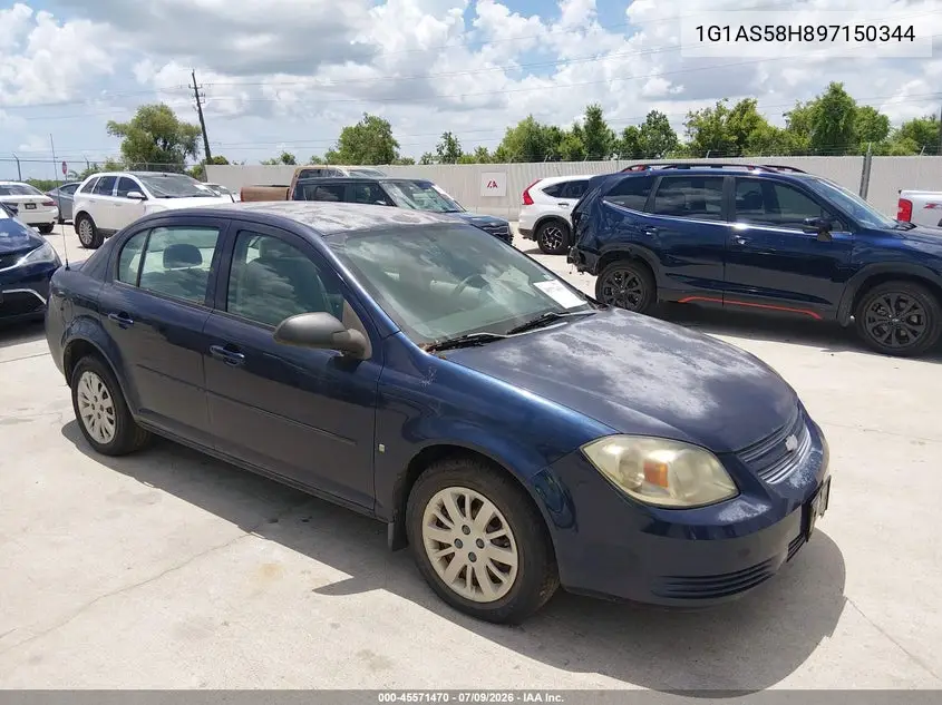 2009 Chevrolet Cobalt Ls VIN: 1G1AS58H897150344 Lot: 45571470