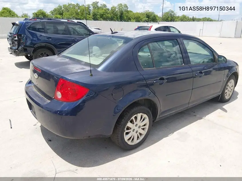 2009 Chevrolet Cobalt Ls VIN: 1G1AS58H897150344 Lot: 45571470