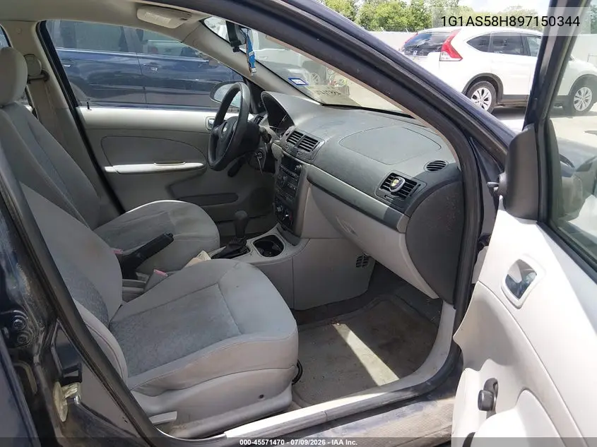 2009 Chevrolet Cobalt Ls VIN: 1G1AS58H897150344 Lot: 45571470