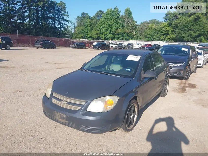2009 Chevrolet Cobalt Lt VIN: 1G1AT58HX97115317 Lot: 45592366