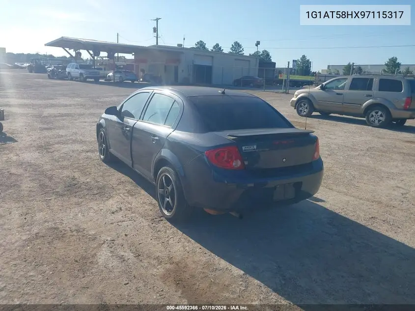 2009 Chevrolet Cobalt Lt VIN: 1G1AT58HX97115317 Lot: 45592366