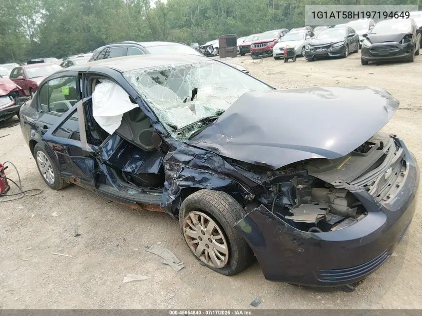 2009 Chevrolet Cobalt Lt VIN: 1G1AT58H197194649 Lot: 45654840