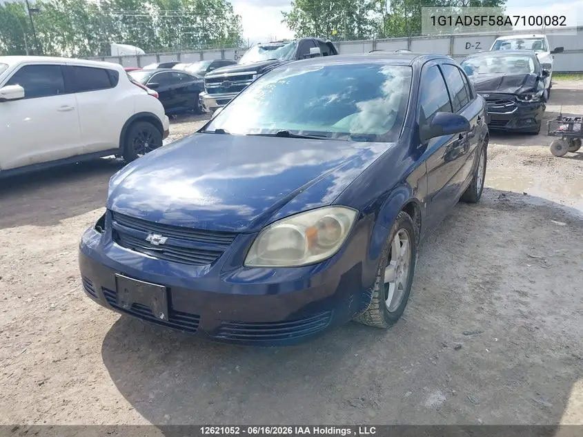 2010 Chevrolet Cobalt Lt VIN: 1G1AD5F58A7100082 Lot: 12621052