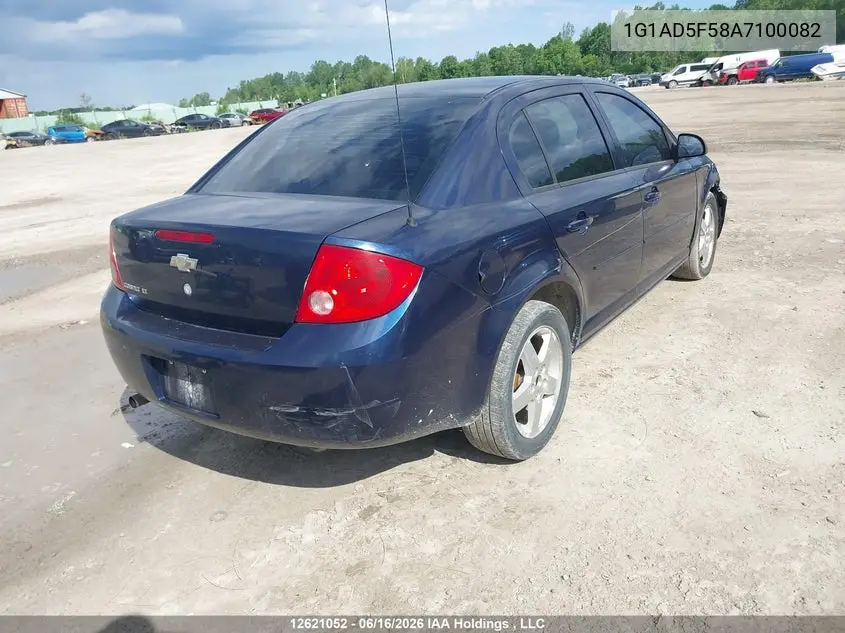 2010 Chevrolet Cobalt Lt VIN: 1G1AD5F58A7100082 Lot: 12621052