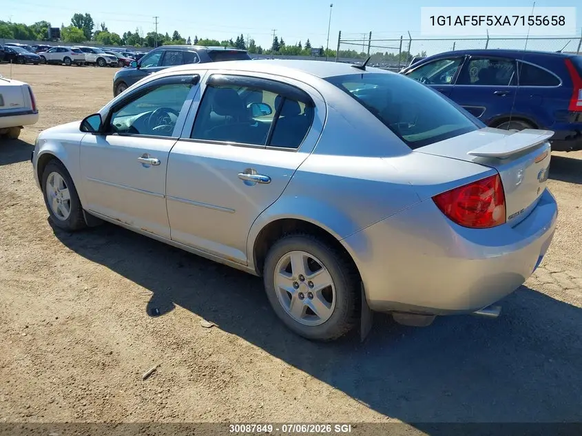 2010 Chevrolet Cobalt 2Lt VIN: 1G1AF5F5XA7155658 Lot: 30087849