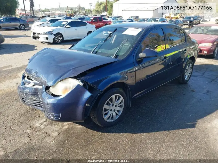 1G1AD5F51A7177165 2010 Chevrolet Cobalt Lt