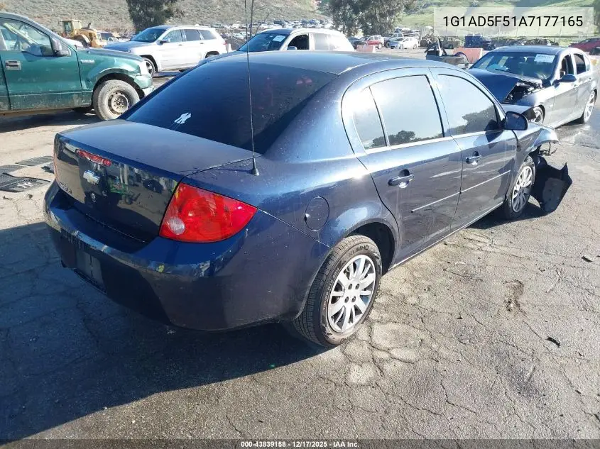 1G1AD5F51A7177165 2010 Chevrolet Cobalt Lt