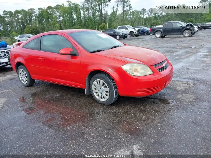 1G1AD1F51A7118819 2010 Chevrolet Cobalt Lt