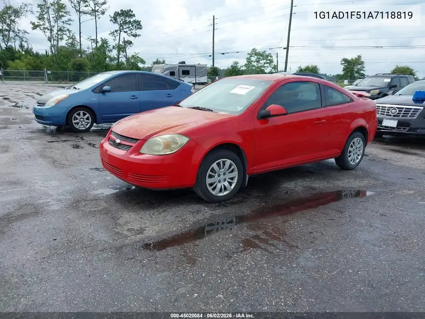 1G1AD1F51A7118819 2010 Chevrolet Cobalt Lt