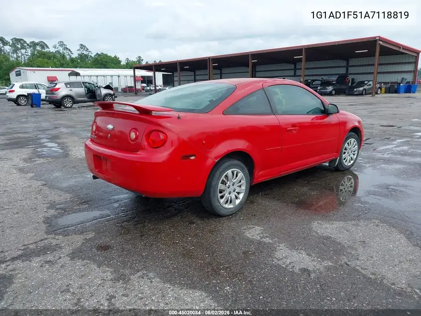 1G1AD1F51A7118819 2010 Chevrolet Cobalt Lt
