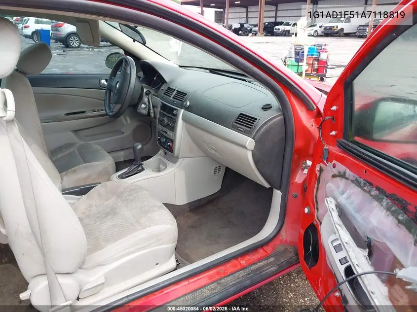 1G1AD1F51A7118819 2010 Chevrolet Cobalt Lt