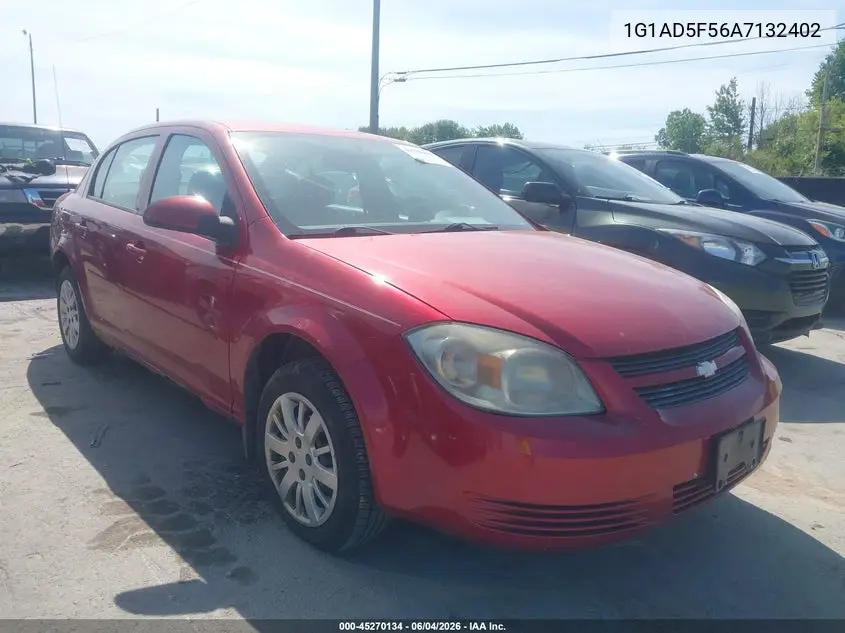 2010 Chevrolet Cobalt Lt VIN: 1G1AD5F56A7132402 Lot: 45270134