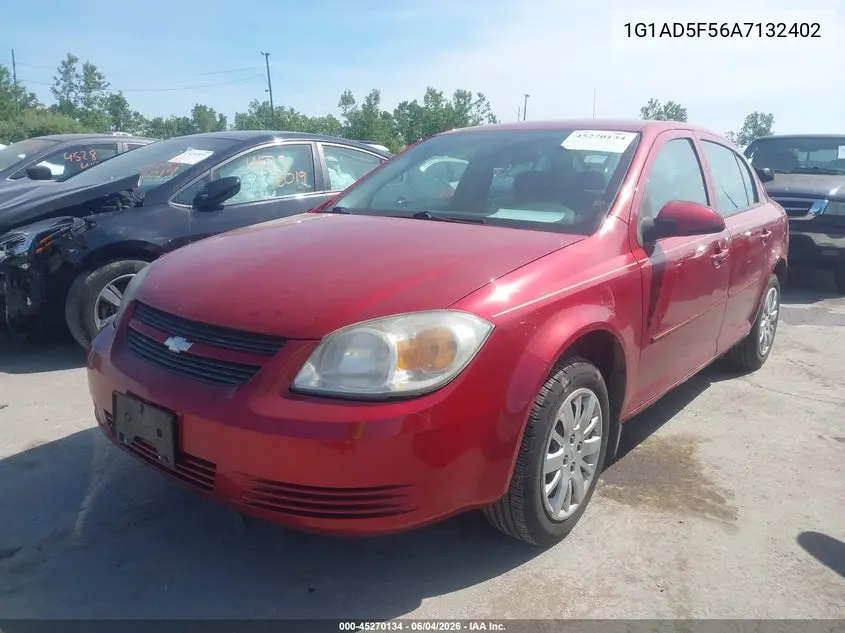 2010 Chevrolet Cobalt Lt VIN: 1G1AD5F56A7132402 Lot: 45270134
