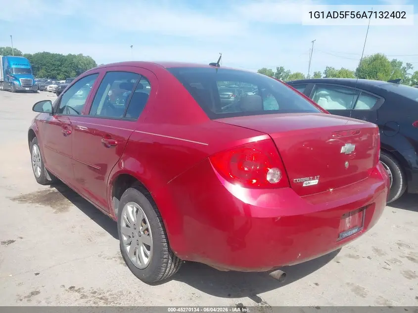 2010 Chevrolet Cobalt Lt VIN: 1G1AD5F56A7132402 Lot: 45270134