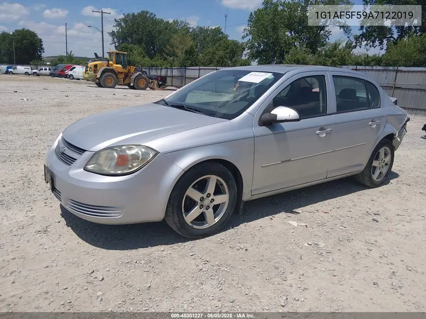 2010 Chevrolet Cobalt Lt VIN: 1G1AF5F59A7122019 Lot: 45301227