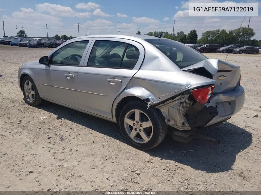 2010 Chevrolet Cobalt Lt VIN: 1G1AF5F59A7122019 Lot: 45301227