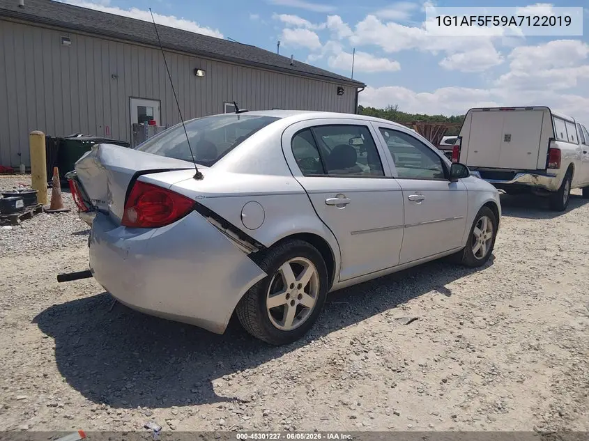 2010 Chevrolet Cobalt Lt VIN: 1G1AF5F59A7122019 Lot: 45301227