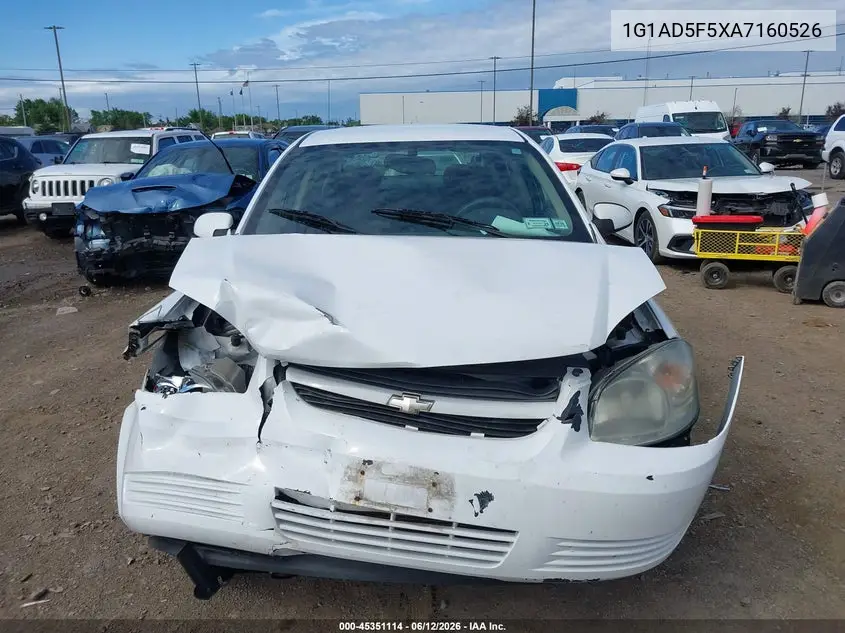 2010 Chevrolet Cobalt Lt VIN: 1G1AD5F5XA7160526 Lot: 45351114