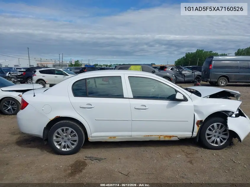 2010 Chevrolet Cobalt Lt VIN: 1G1AD5F5XA7160526 Lot: 45351114
