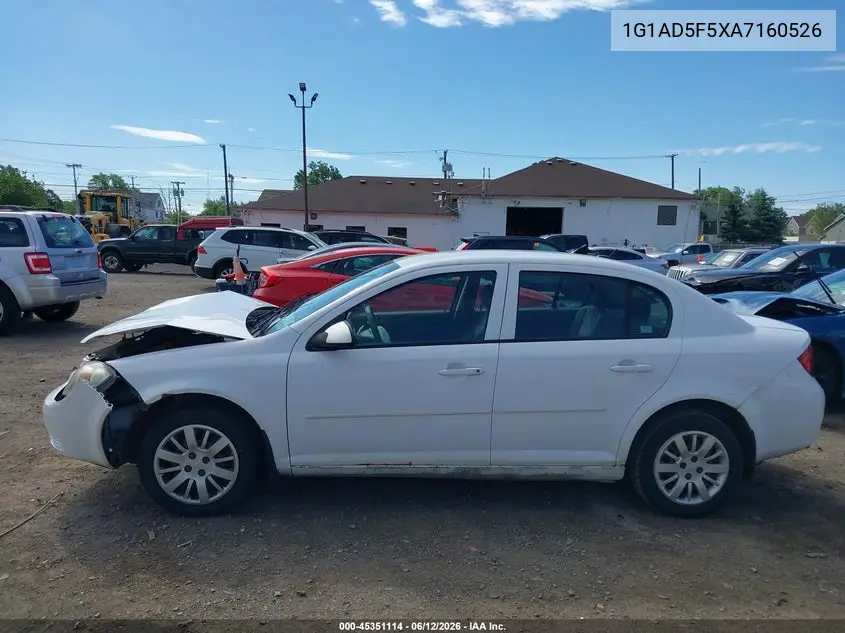 2010 Chevrolet Cobalt Lt VIN: 1G1AD5F5XA7160526 Lot: 45351114
