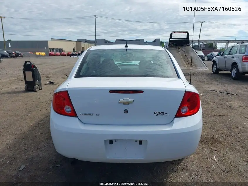 2010 Chevrolet Cobalt Lt VIN: 1G1AD5F5XA7160526 Lot: 45351114