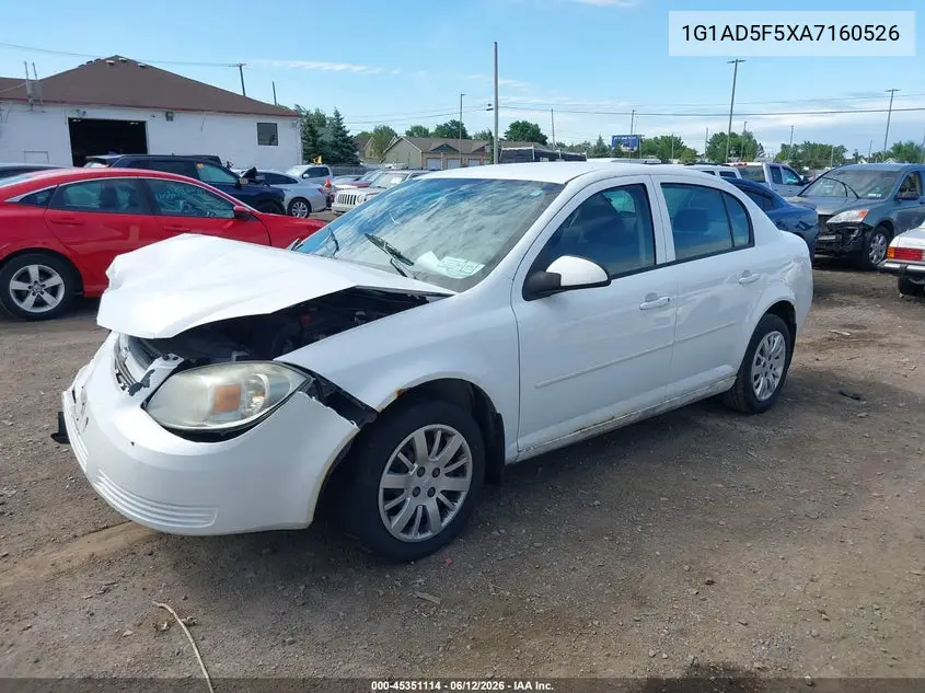 2010 Chevrolet Cobalt Lt VIN: 1G1AD5F5XA7160526 Lot: 45351114